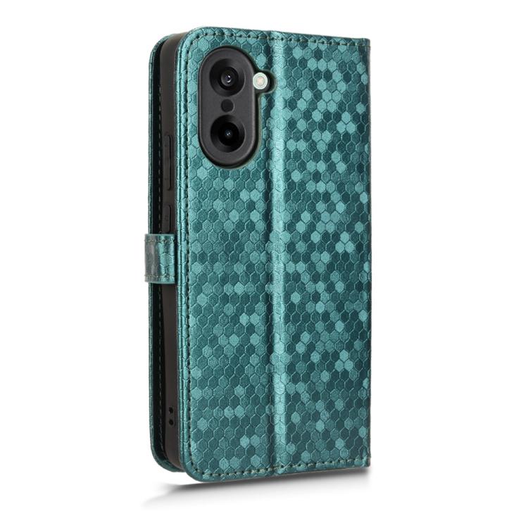 For OnePlus Ace 5 Racing / Nord CE5 Honeycomb Dot Texture Leather Phone Case