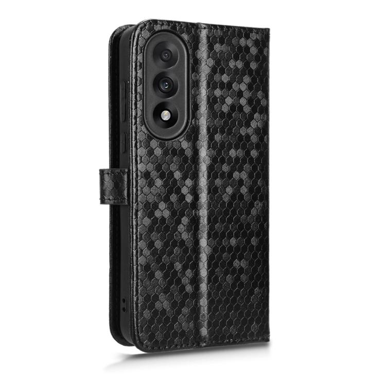 For OnePlus Ace 5 Ultra / Nord 5 Honeycomb Dot Texture Leather Phone Case