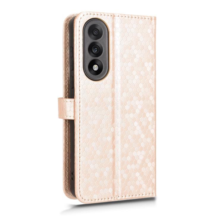 For OnePlus Ace 5 Ultra / Nord 5 Honeycomb Dot Texture Leather Phone Case