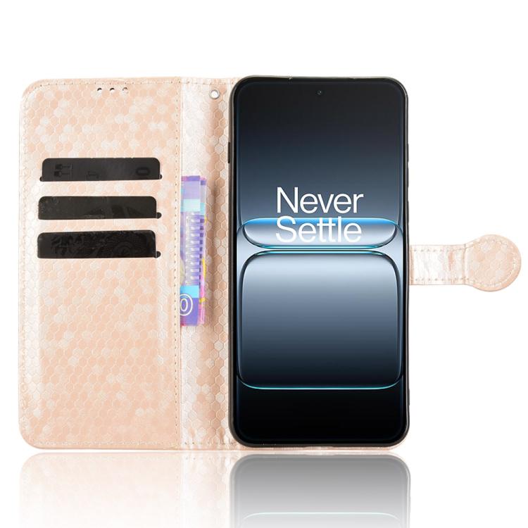 For OnePlus Ace 5 Ultra / Nord 5 Honeycomb Dot Texture Leather Phone Case