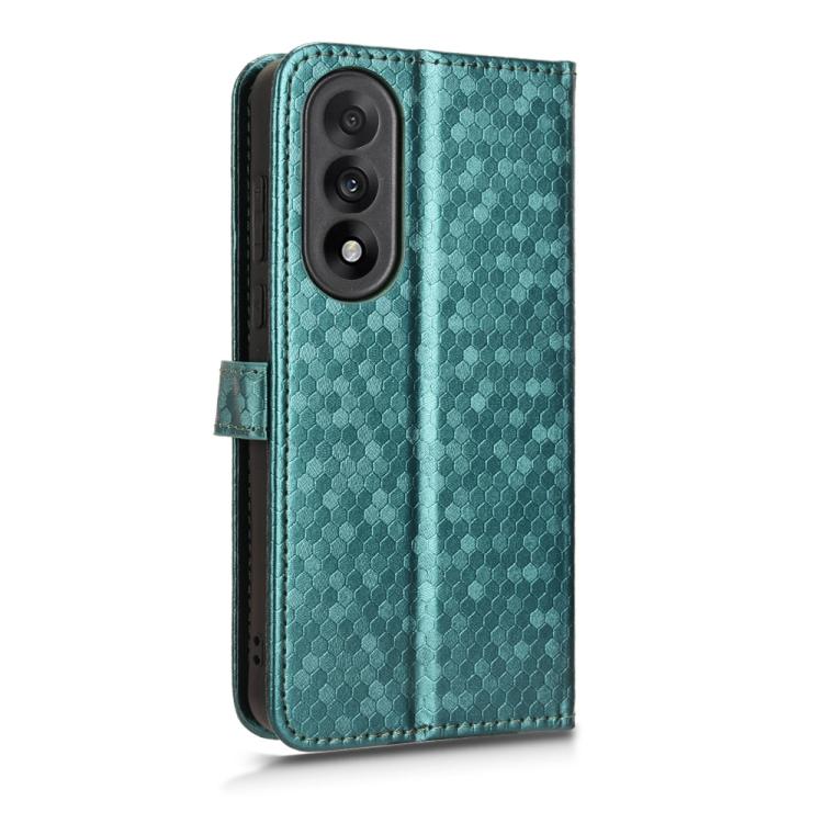 For OnePlus Ace 5 Ultra / Nord 5 Honeycomb Dot Texture Leather Phone Case