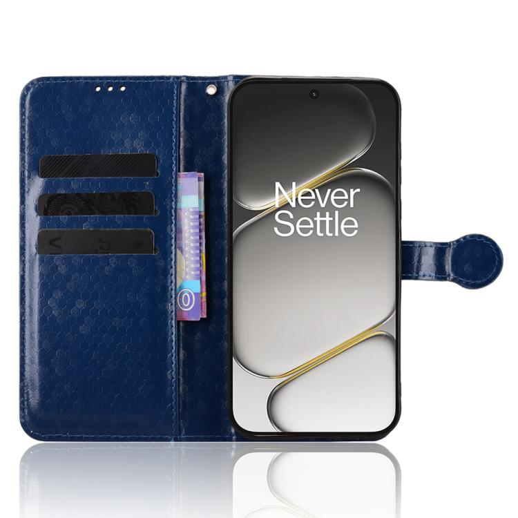 For OnePlus Turbo 6V 5G Honeycomb Dot Texture Leather Phone Case