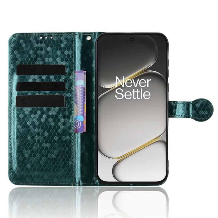 For OnePlus Turbo 6V 5G Honeycomb Dot Texture Leather Phone Case