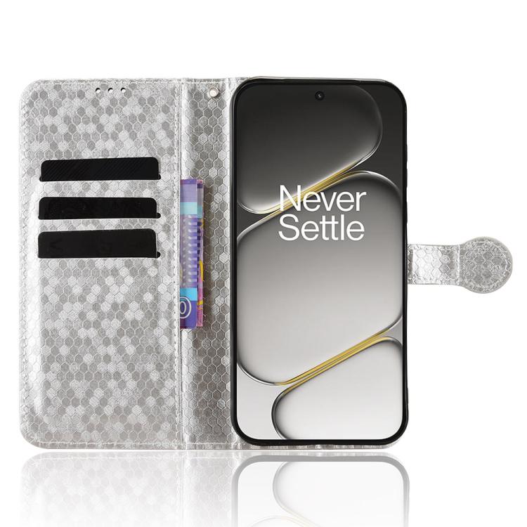 For OnePlus Turbo 6V 5G Honeycomb Dot Texture Leather Phone Case