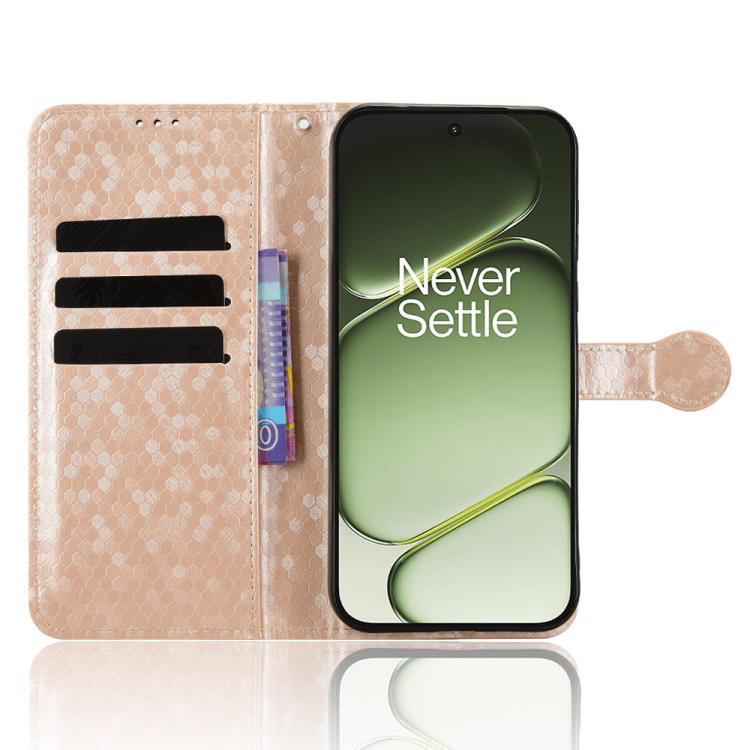 For OnePlus Turbo 6 / Nord 6 5G Honeycomb Dot Texture Leather Phone Case