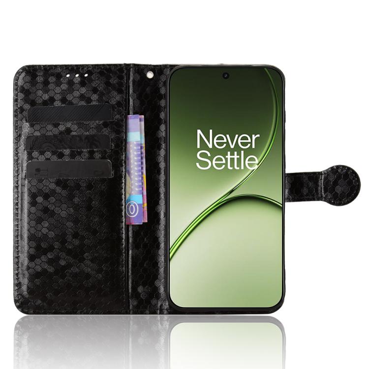 For OnePlus 15T Honeycomb Dot Texture Leather Phone Case
