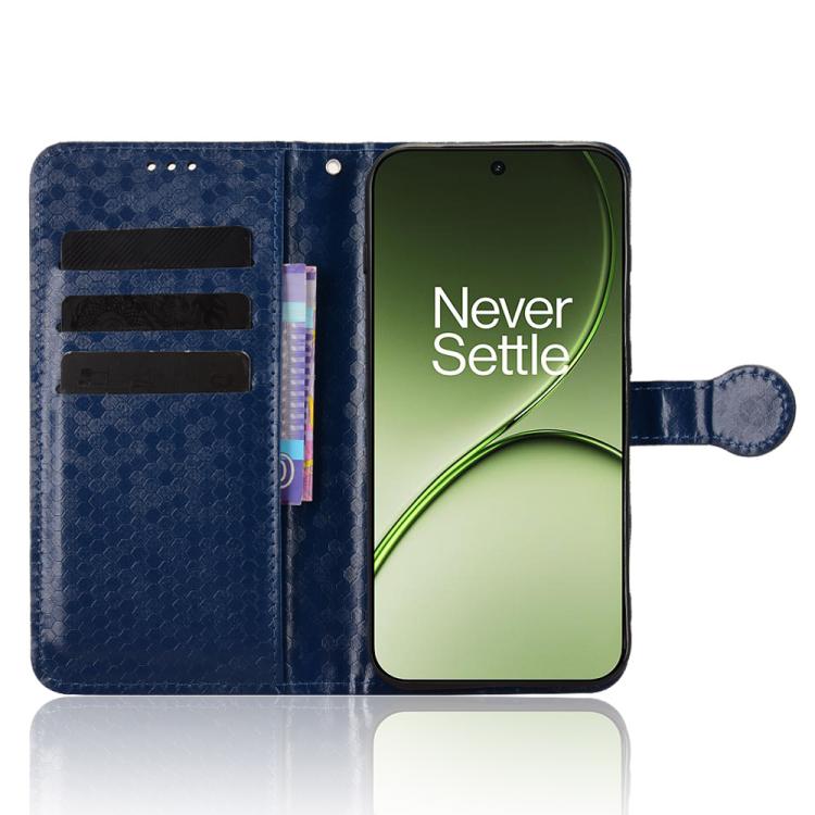 For OnePlus 15T Honeycomb Dot Texture Leather Phone Case