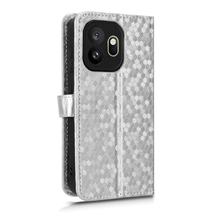 For OnePlus 15T Honeycomb Dot Texture Leather Phone Case