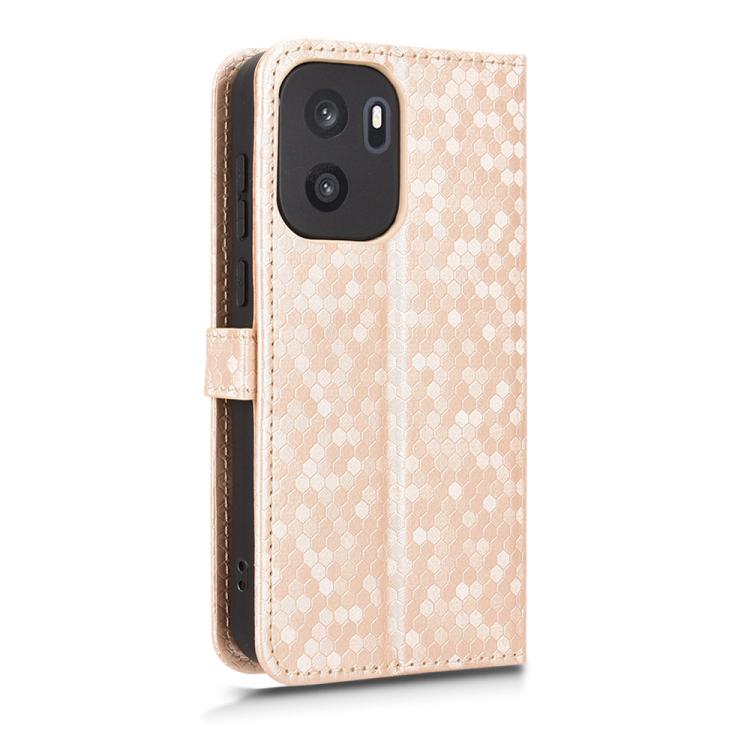 For OnePlus Ace 6 Ultra 5G Honeycomb Dot Texture Leather Phone Case