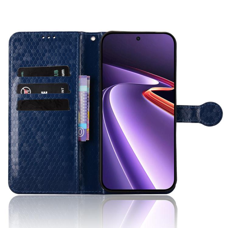 For OnePlus Ace 6 Ultra 5G Honeycomb Dot Texture Leather Phone Case
