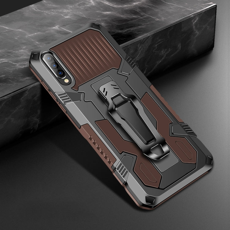 For Samsung Galaxy A70 Machine Armor Warrior Shockproof PC + TPU Protective Case