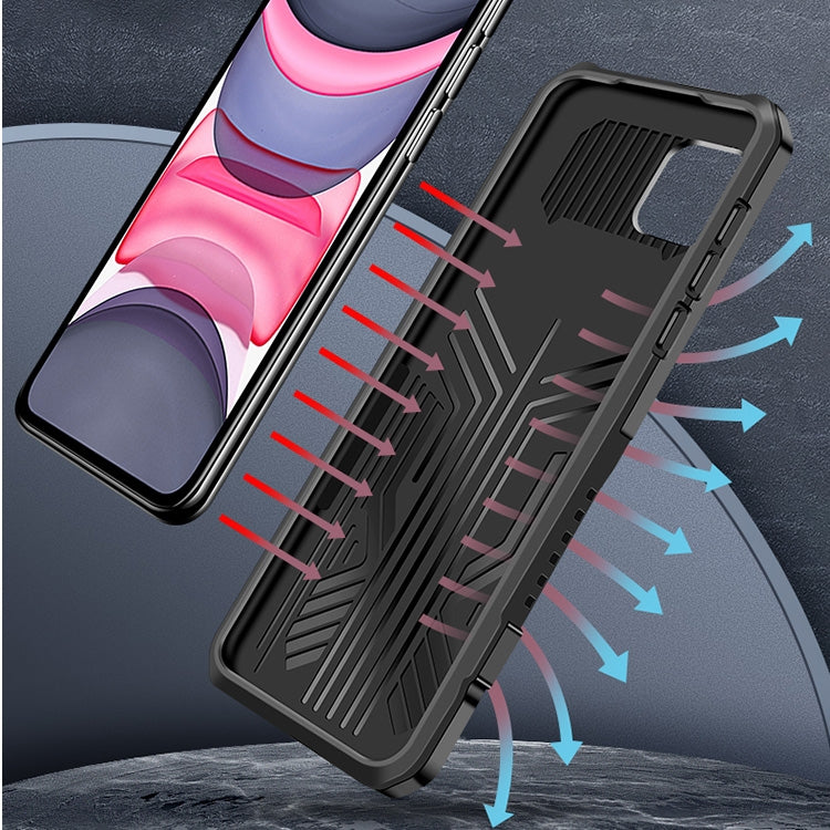 For iPhone 11 Pro Max Machine Armor Warrior Shockproof PC + TPU Protective Case