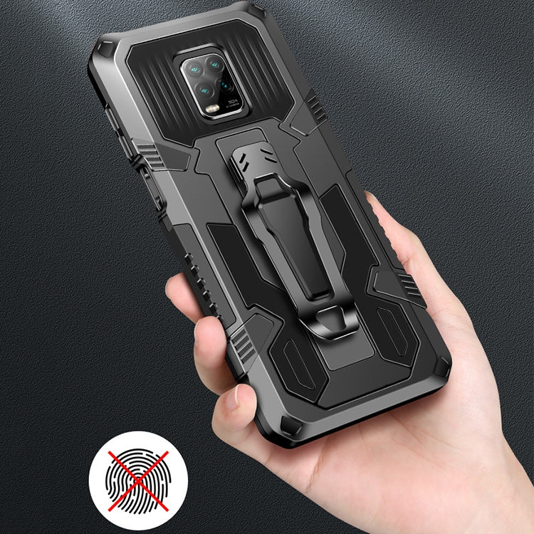 For Xiaomi Redmi Note 9S Machine Armor Warrior Shockproof PC + TPU Protective Case