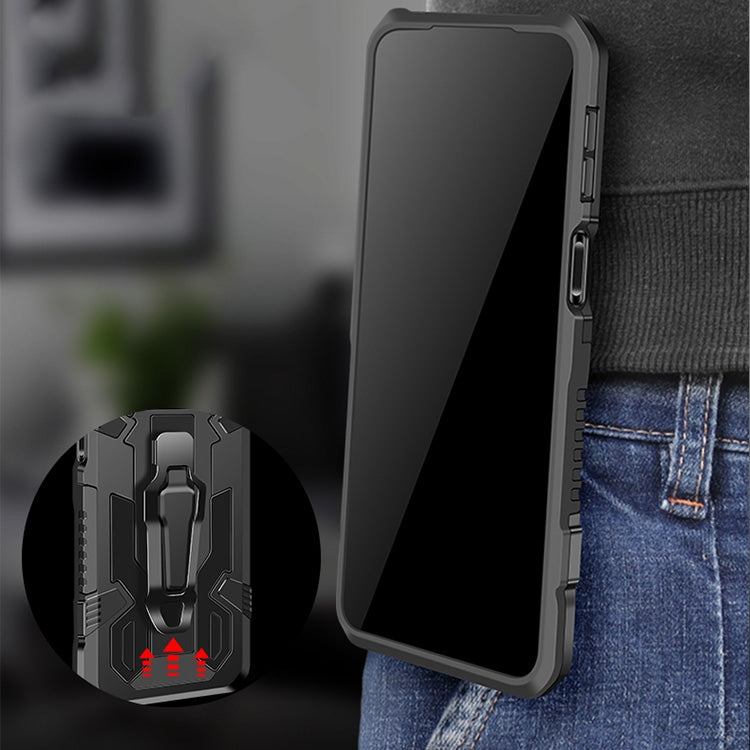 For Xiaomi Redmi Note 9S Machine Armor Warrior Shockproof PC + TPU Protective Case