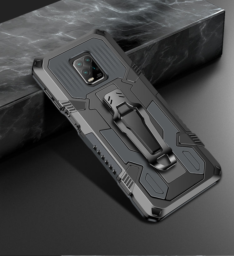 For Xiaomi Redmi Note 9S Machine Armor Warrior Shockproof PC + TPU Protective Case