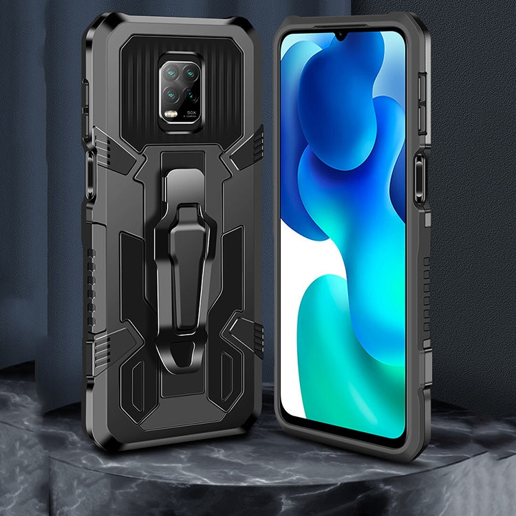 For Xiaomi Redmi Note 9S Machine Armor Warrior Shockproof PC + TPU Protective Case