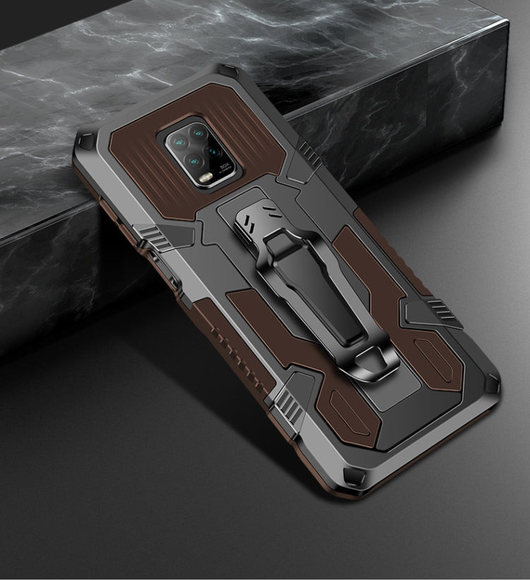 For Xiaomi Redmi Note 9S Machine Armor Warrior Shockproof PC + TPU Protective Case