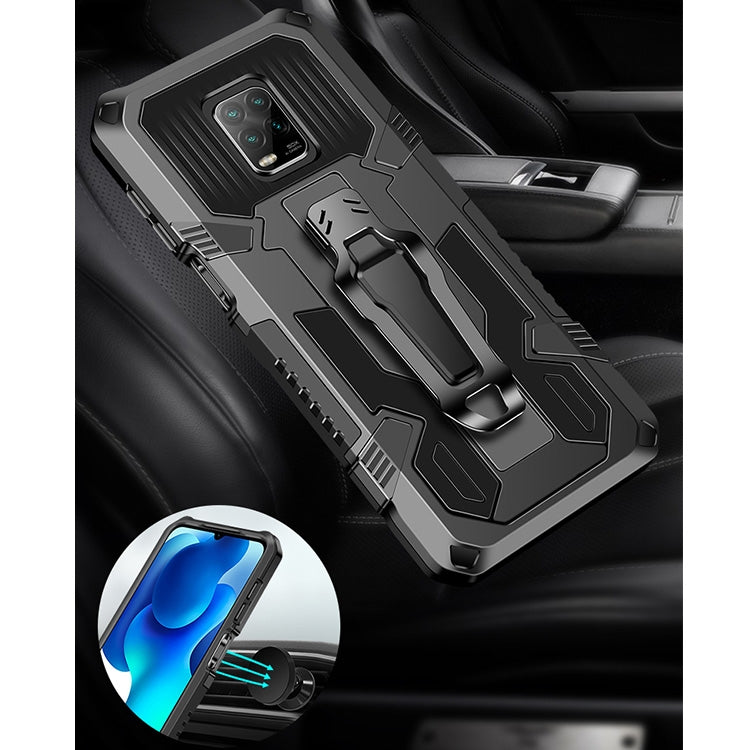 For Xiaomi Redmi Note 9S Machine Armor Warrior Shockproof PC + TPU Protective Case