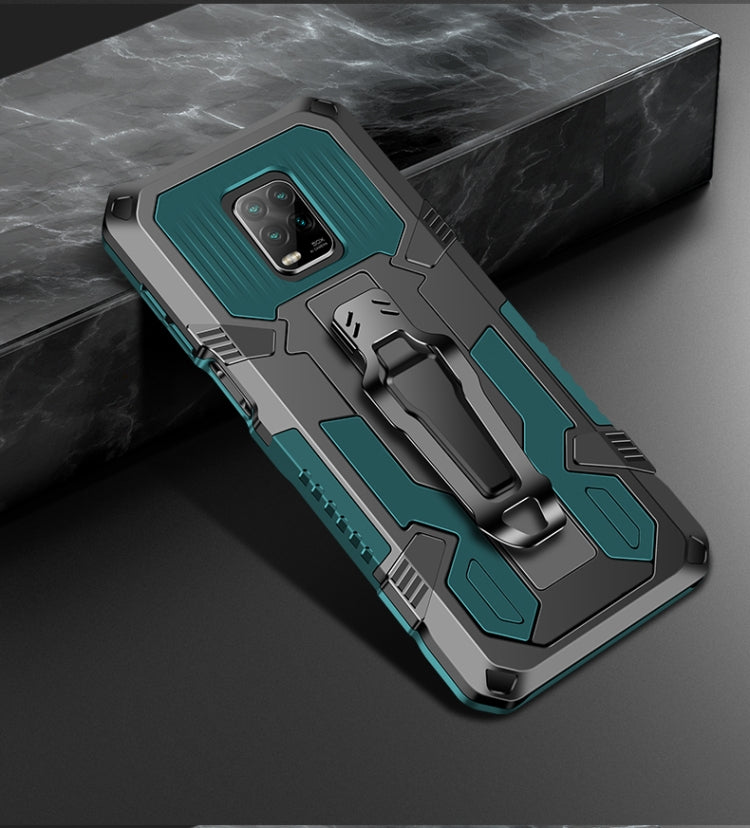 For Xiaomi Redmi Note 9S Machine Armor Warrior Shockproof PC + TPU Protective Case