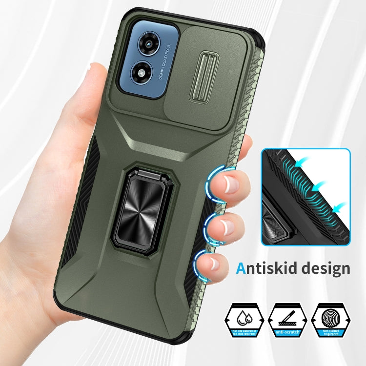 For Motorola Moto G Play 2024 Sliding Camshield Holder Phone Case