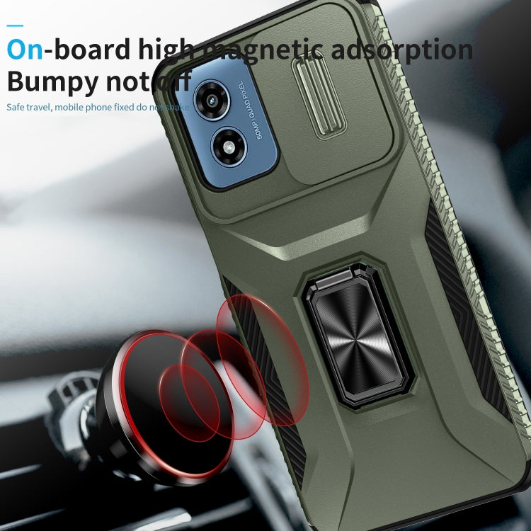 For Motorola Moto G Play 2024 Sliding Camshield Holder Phone Case