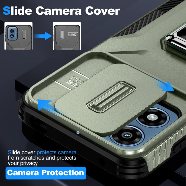 For Motorola Moto G Play 2024 Sliding Camshield Holder Phone Case