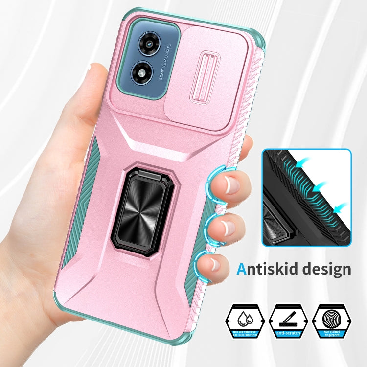 For Motorola Moto G Play 2024 Sliding Camshield Holder Phone Case