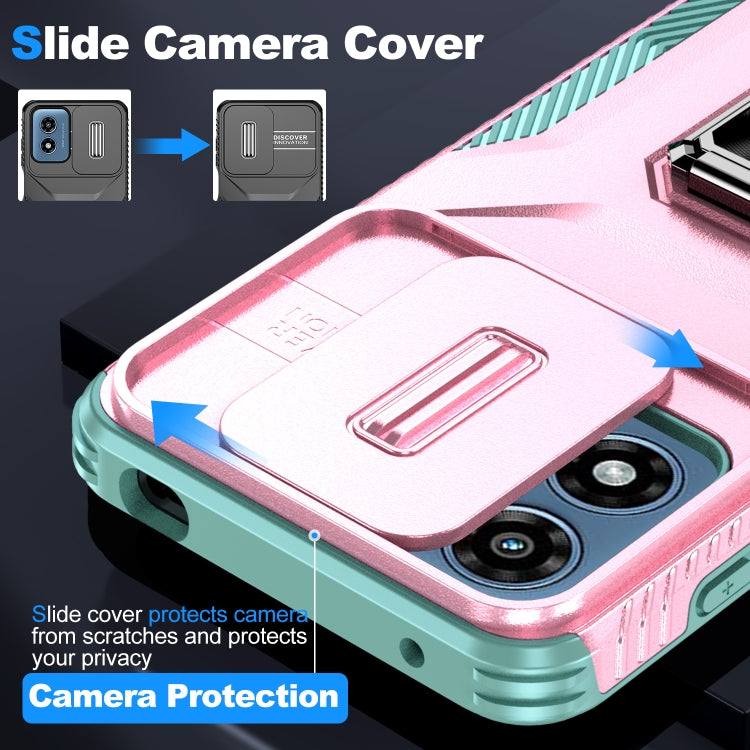 For Motorola Moto G Play 2024 Sliding Camshield Holder Phone Case