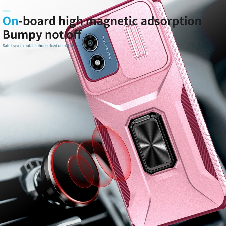 For Motorola Moto G Play 2024 Sliding Camshield Holder Phone Case