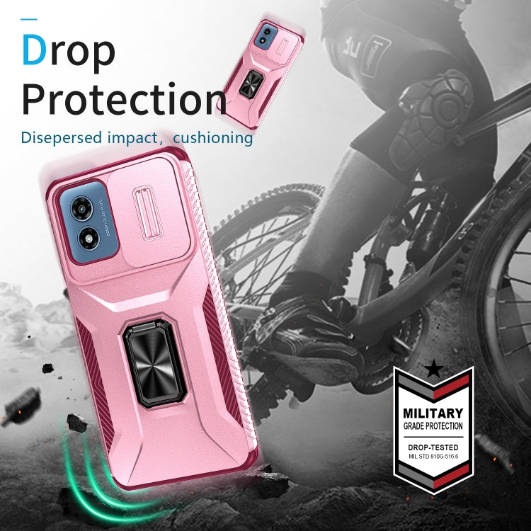 For Motorola Moto G Play 2024 Sliding Camshield Holder Phone Case