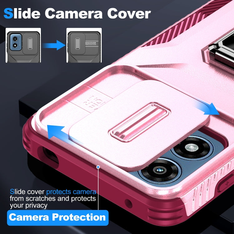 For Motorola Moto G Play 2024 Sliding Camshield Holder Phone Case