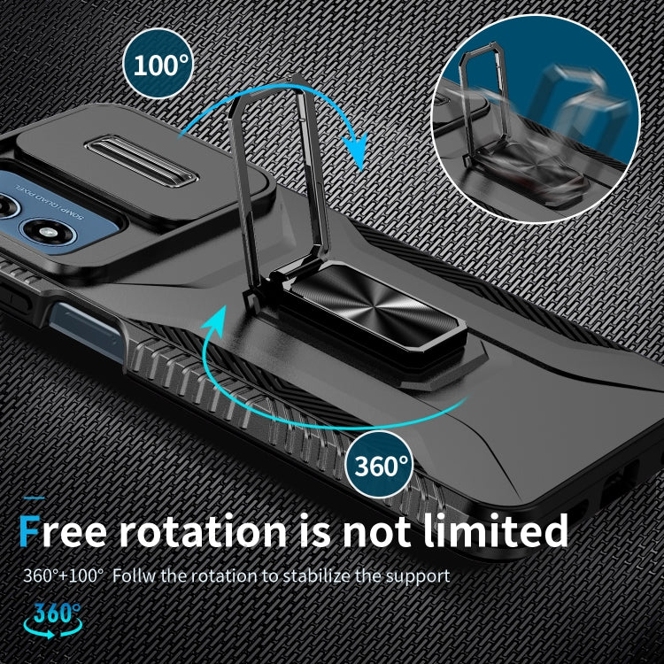 For Motorola Moto G Play 2024 Sliding Camshield Holder Phone Case