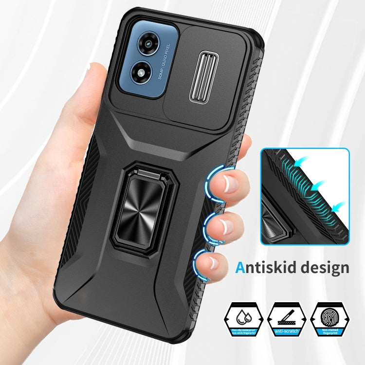 For Motorola Moto G Play 2024 Sliding Camshield Holder Phone Case