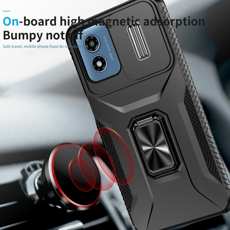For Motorola Moto G Play 2024 Sliding Camshield Holder Phone Case