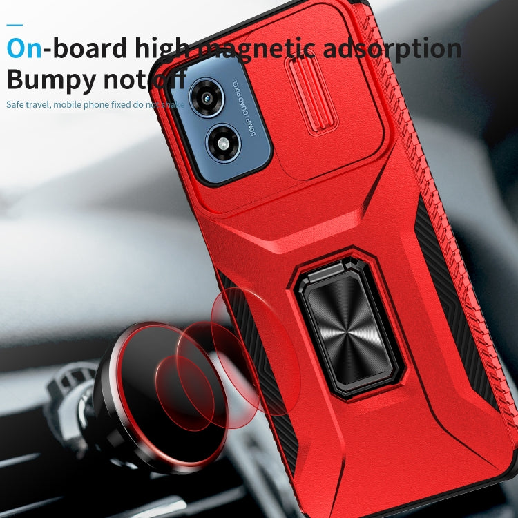 For Motorola Moto G Play 2024 Sliding Camshield Holder Phone Case