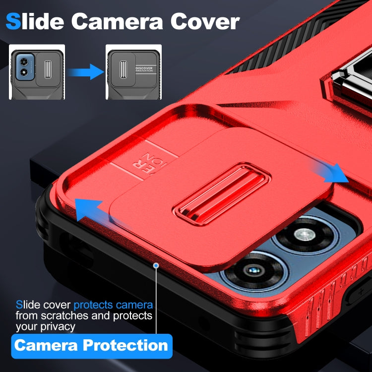 For Motorola Moto G Play 2024 Sliding Camshield Holder Phone Case