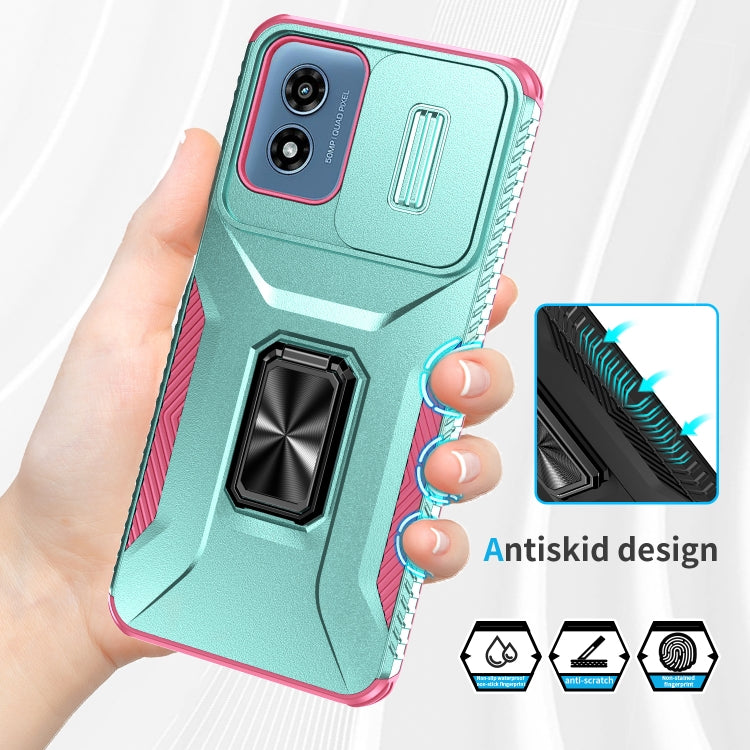 For Motorola Moto G Play 2024 Sliding Camshield Holder Phone Case