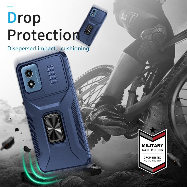 For Motorola Moto G Play 2024 Sliding Camshield Holder Phone Case