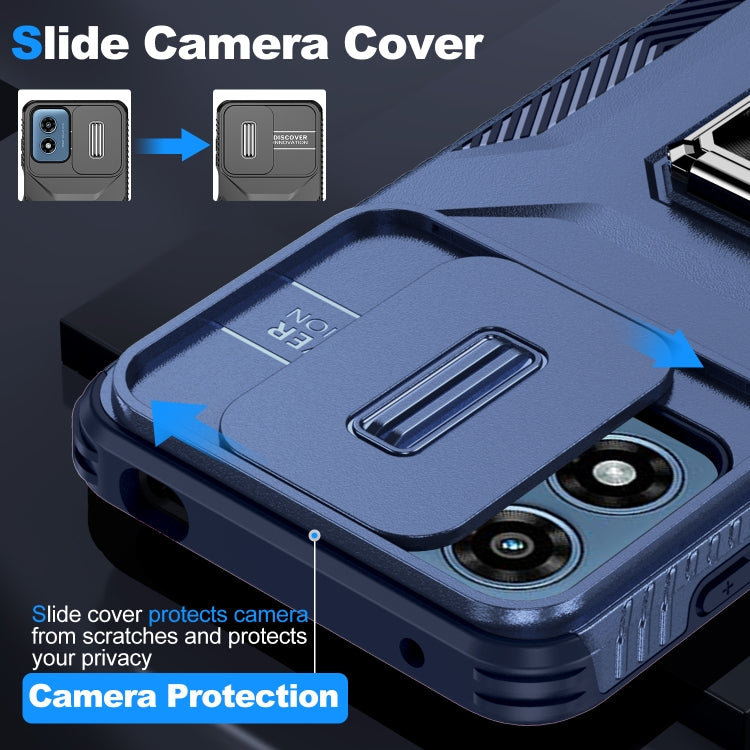 For Motorola Moto G Play 2024 Sliding Camshield Holder Phone Case