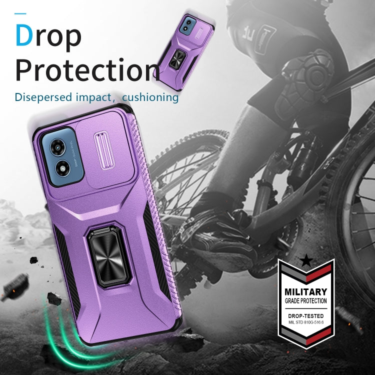 For Motorola Moto G Play 2024 Sliding Camshield Holder Phone Case