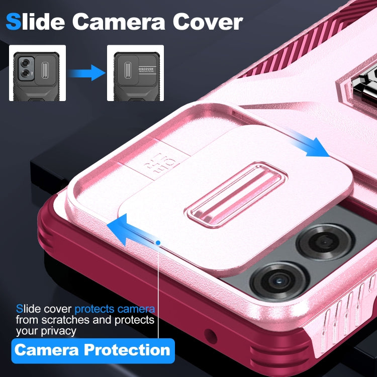 For Motorola Moto G Stylus 2024 Sliding Camshield Holder Phone Case