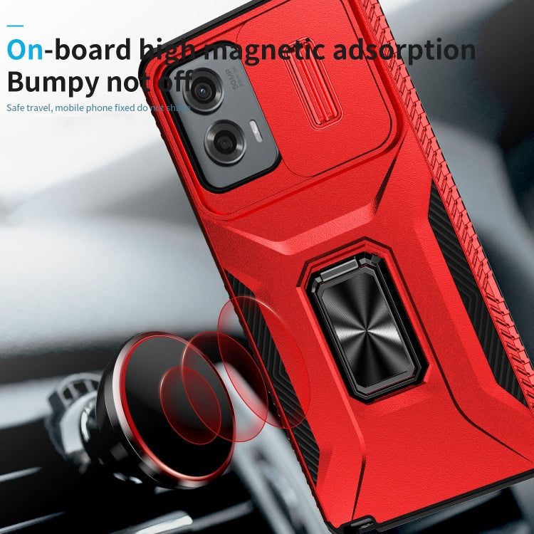 For Motorola Moto G Stylus 2024 Sliding Camshield Holder Phone Case