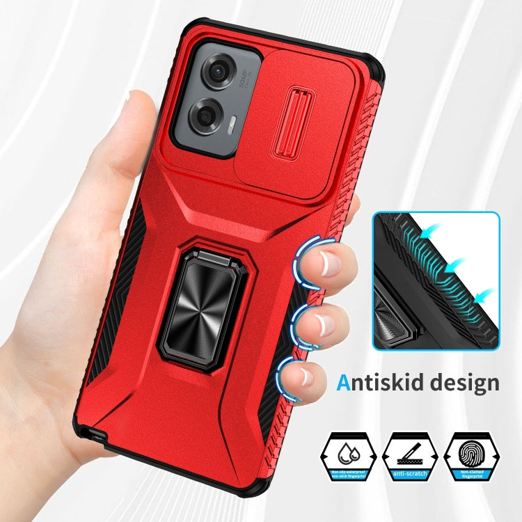 For Motorola Moto G Stylus 2024 Sliding Camshield Holder Phone Case