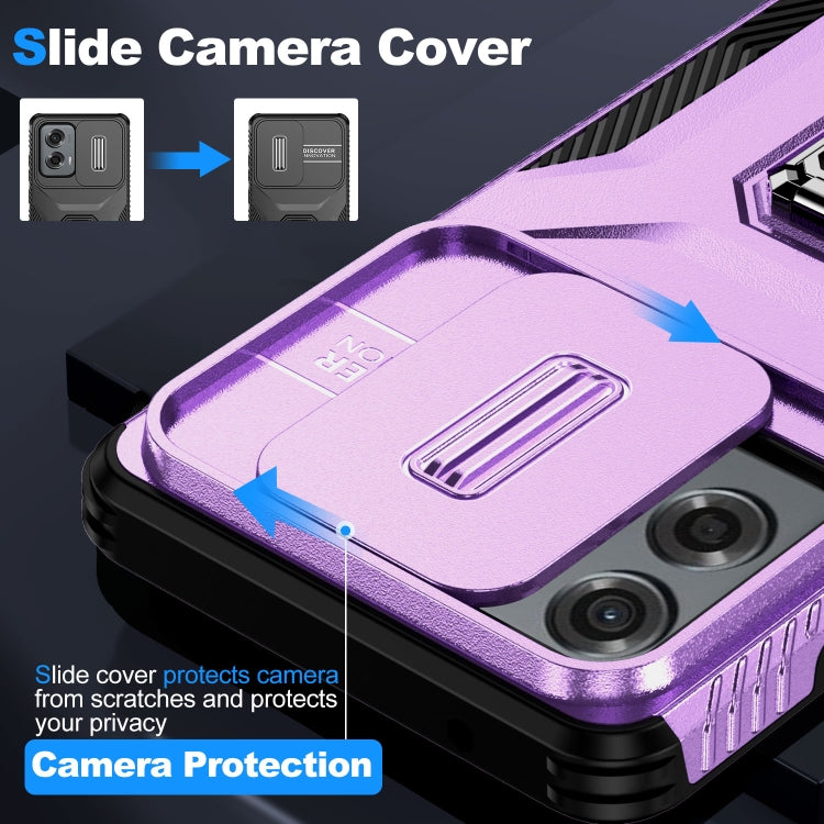 For Motorola Moto G Stylus 2024 Sliding Camshield Holder Phone Case