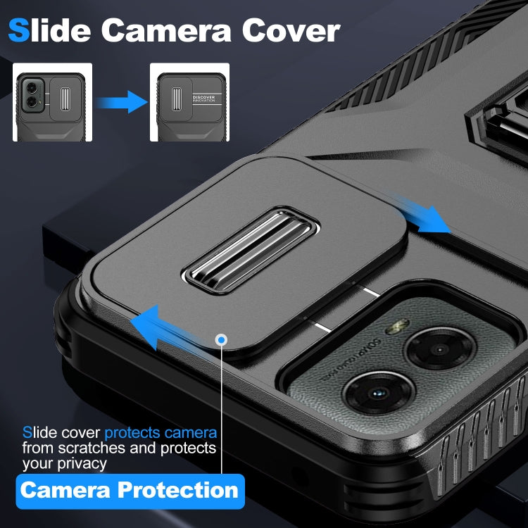 For Motorola Moto G 5G 2024 Sliding Camshield Holder Phone Case