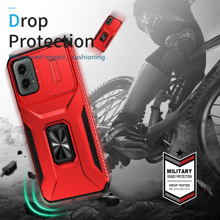 For Motorola Moto G 5G 2024 Sliding Camshield Holder Phone Case
