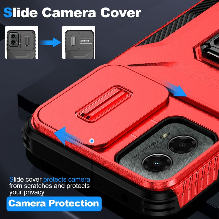 For Motorola Moto G 5G 2024 Sliding Camshield Holder Phone Case