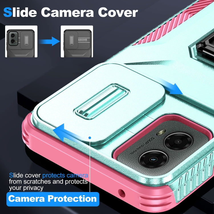 For Motorola Moto G 5G 2024 Sliding Camshield Holder Phone Case