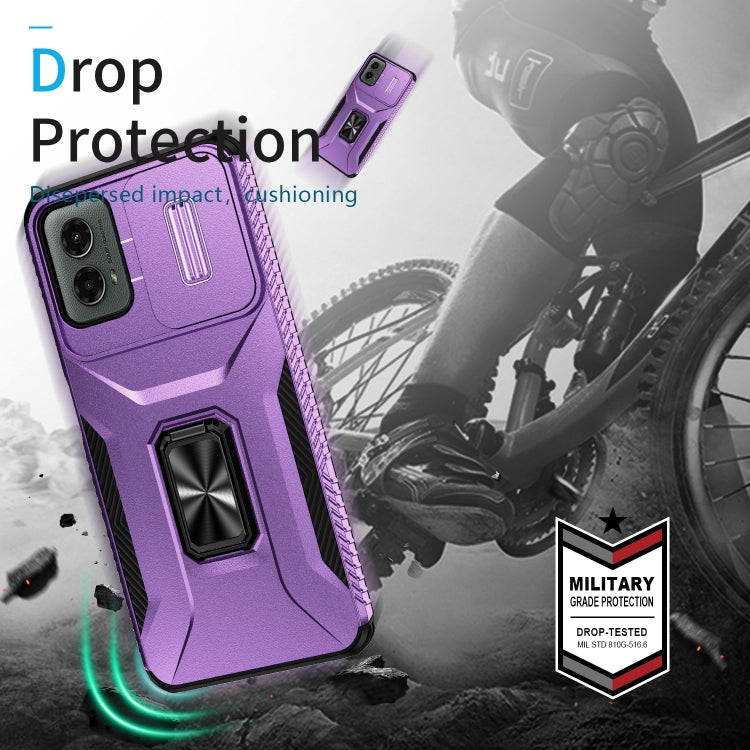 For Motorola Moto G 5G 2024 Sliding Camshield Holder Phone Case