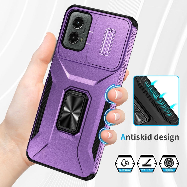 For Motorola Moto G 5G 2024 Sliding Camshield Holder Phone Case